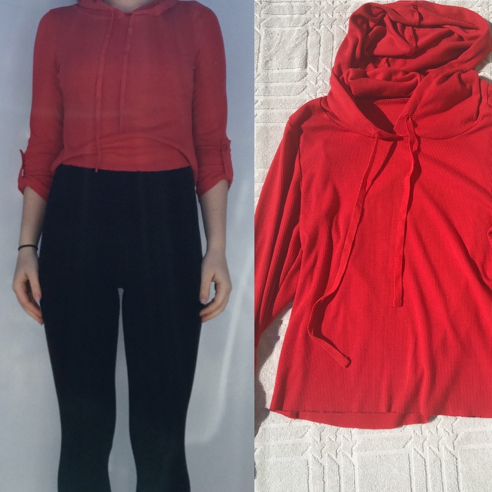 Crop Top Lightweight Hoodie